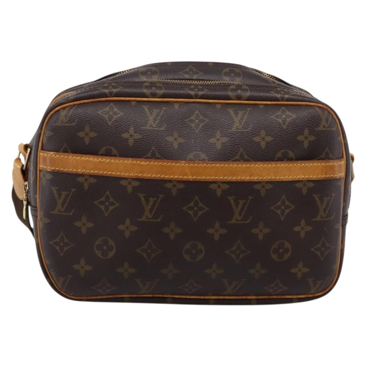 LOUIS VUITTON Monogram Reporter PM Shoulder Bag M45254 LV Auth hk4110