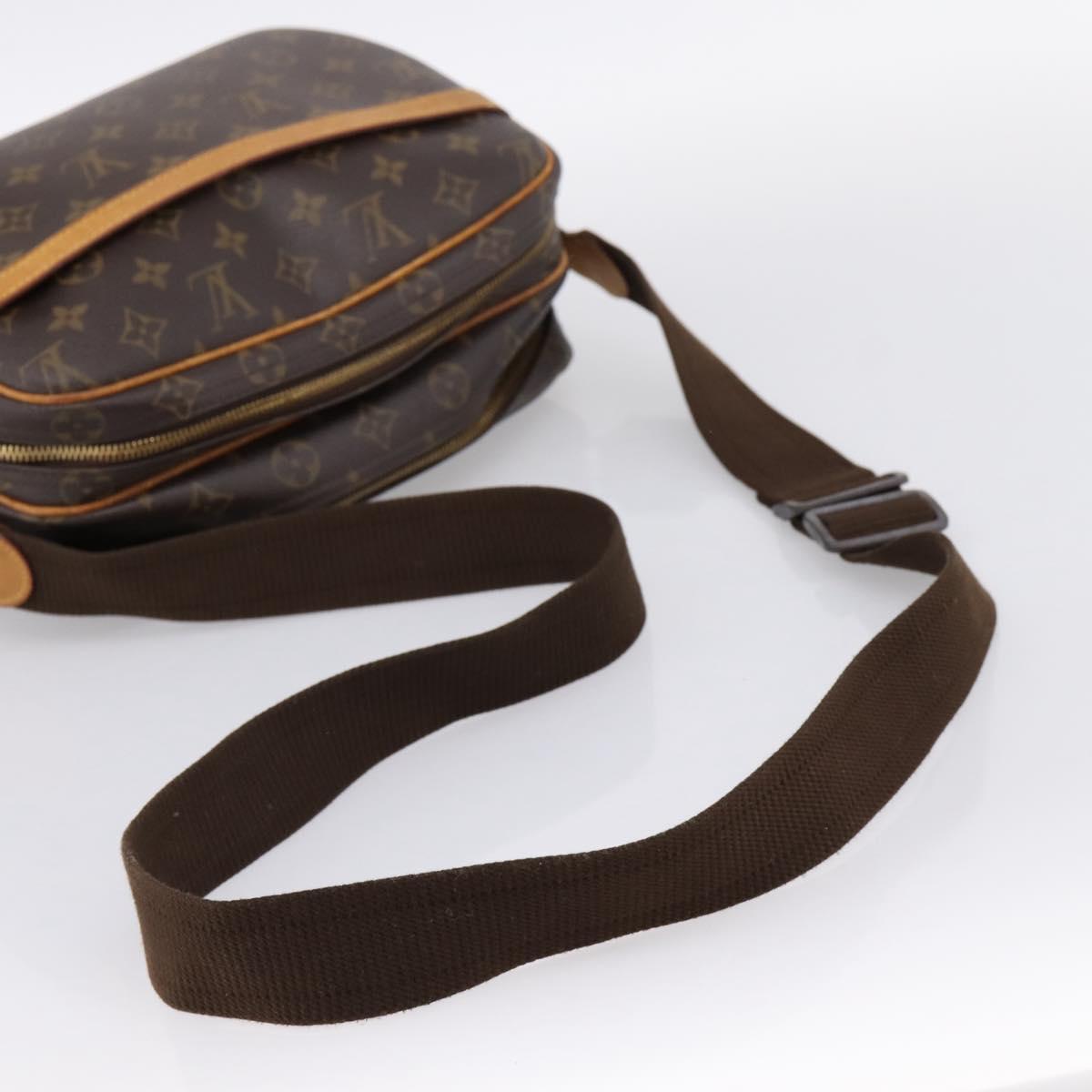 LOUIS VUITTON Monogram Reporter PM Shoulder Bag M45254 LV Auth hk4110
