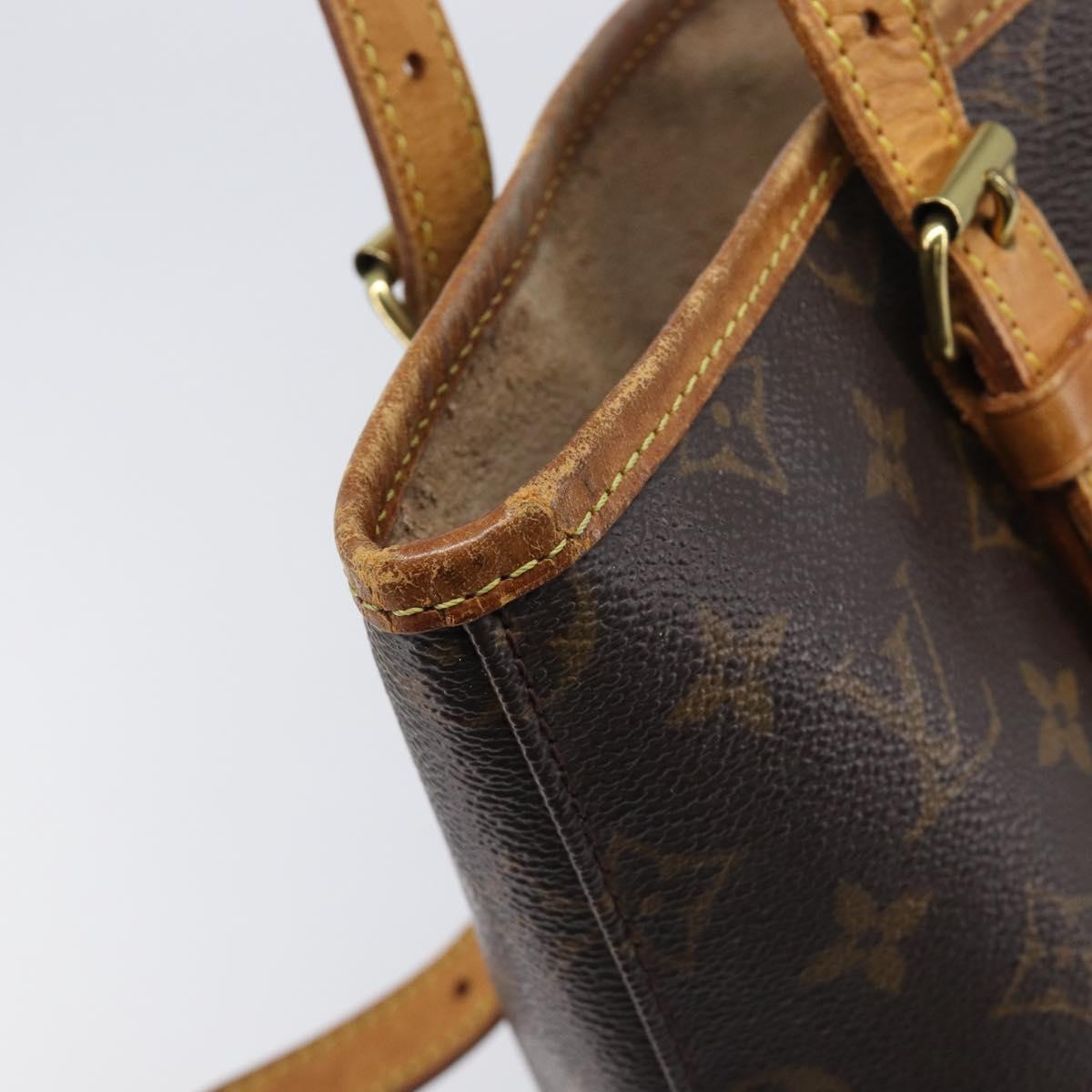 LOUIS VUITTON Monogram Bucket GM Shoulder Bag M42236 LV Auth hk4111
