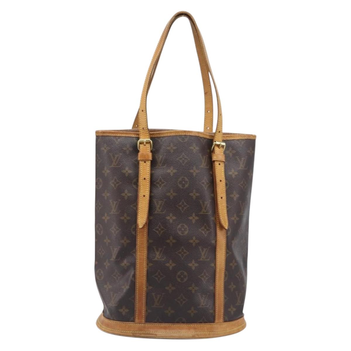 LOUIS VUITTON Monogram Bucket GM Shoulder Bag M42236 LV Auth hk4111