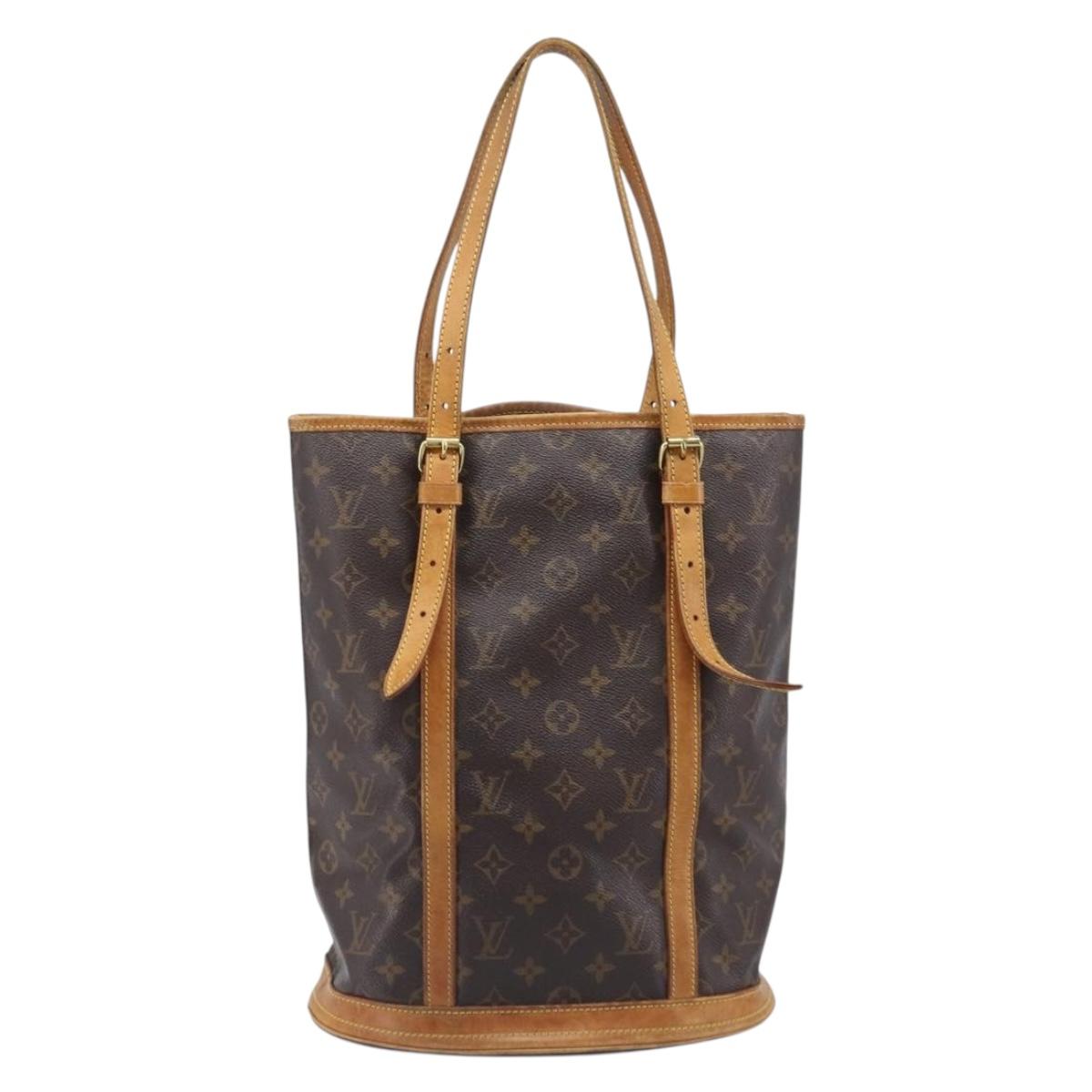 LOUIS VUITTON Monogram Bucket GM Shoulder Bag M42236 LV Auth hk4111
