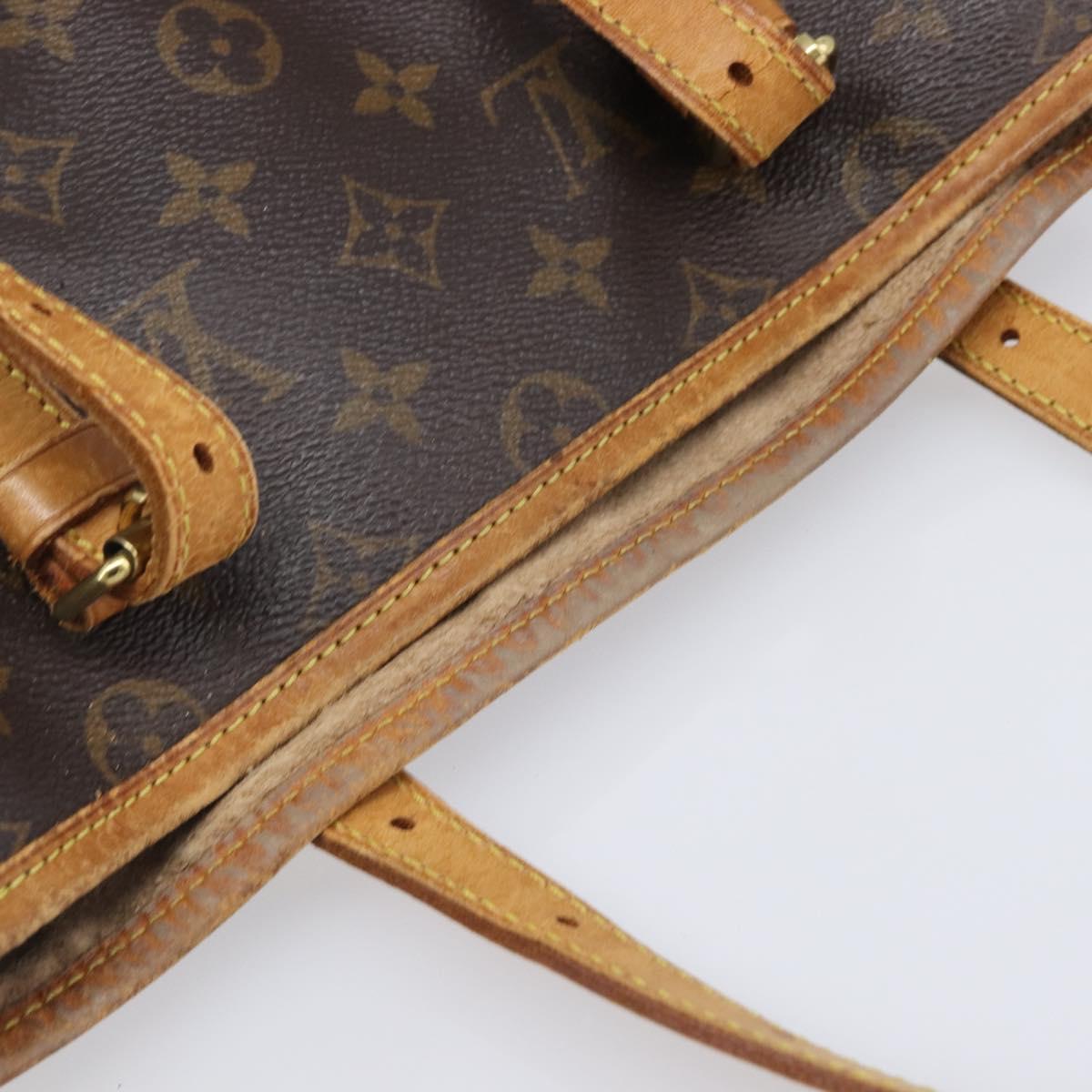 LOUIS VUITTON Monogram Bucket GM Shoulder Bag M42236 LV Auth hk4111