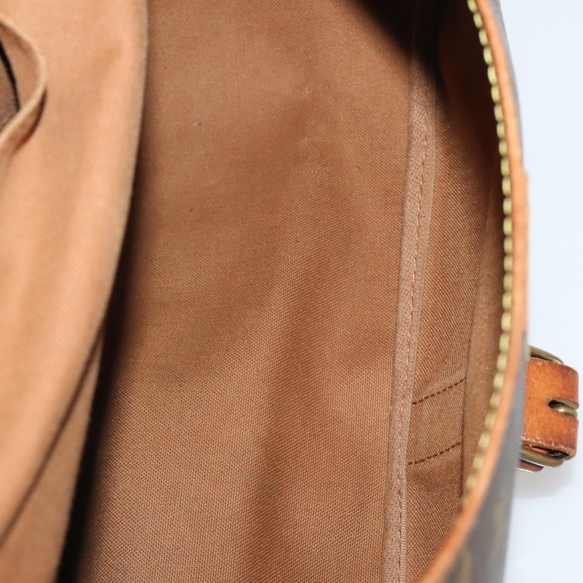 LOUIS VUITTON Monogram Saumur 35 Shoulder Bag M42254 LV Auth hk4113