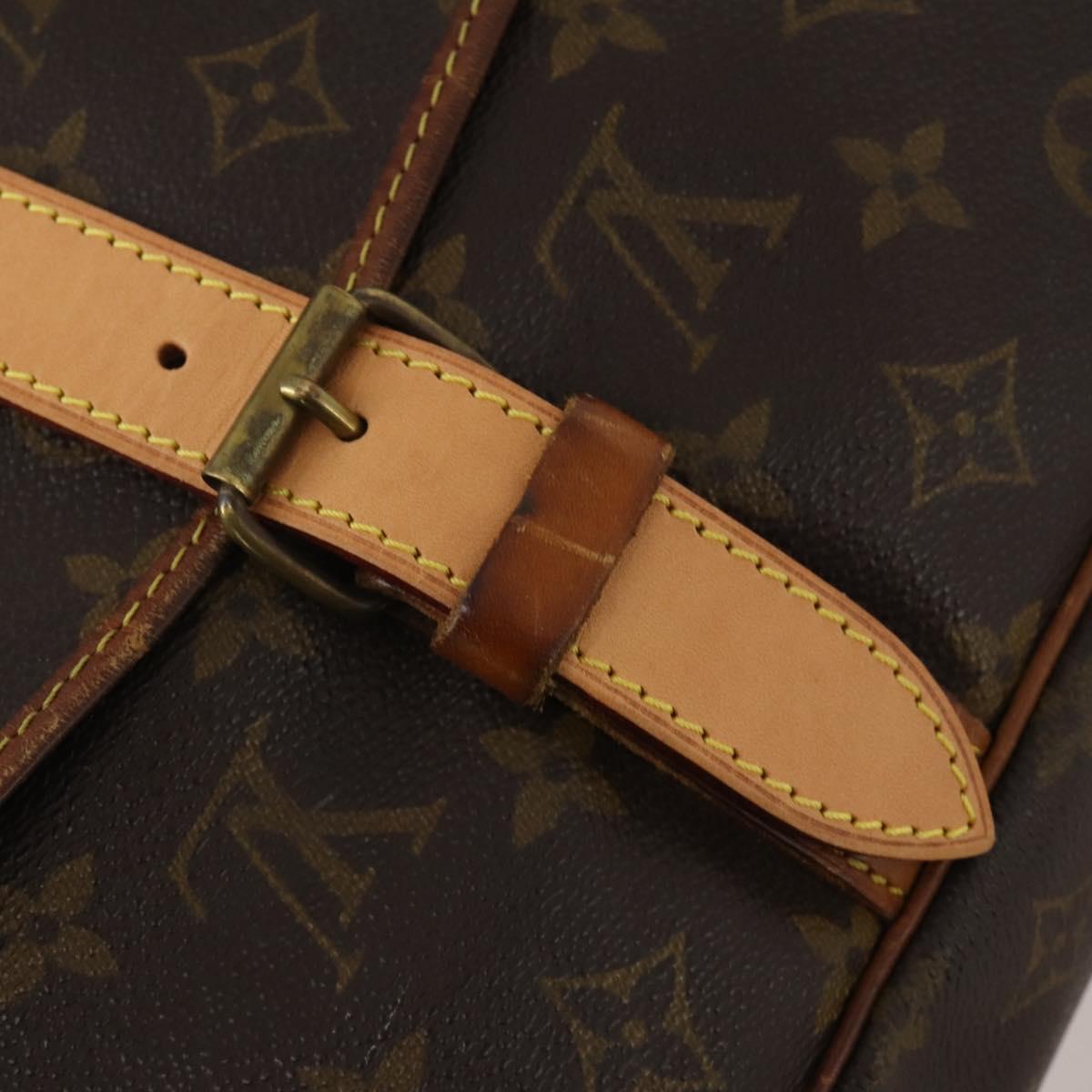 LOUIS VUITTON Monogram Saumur 35 Shoulder Bag M42254 LV Auth hk4113