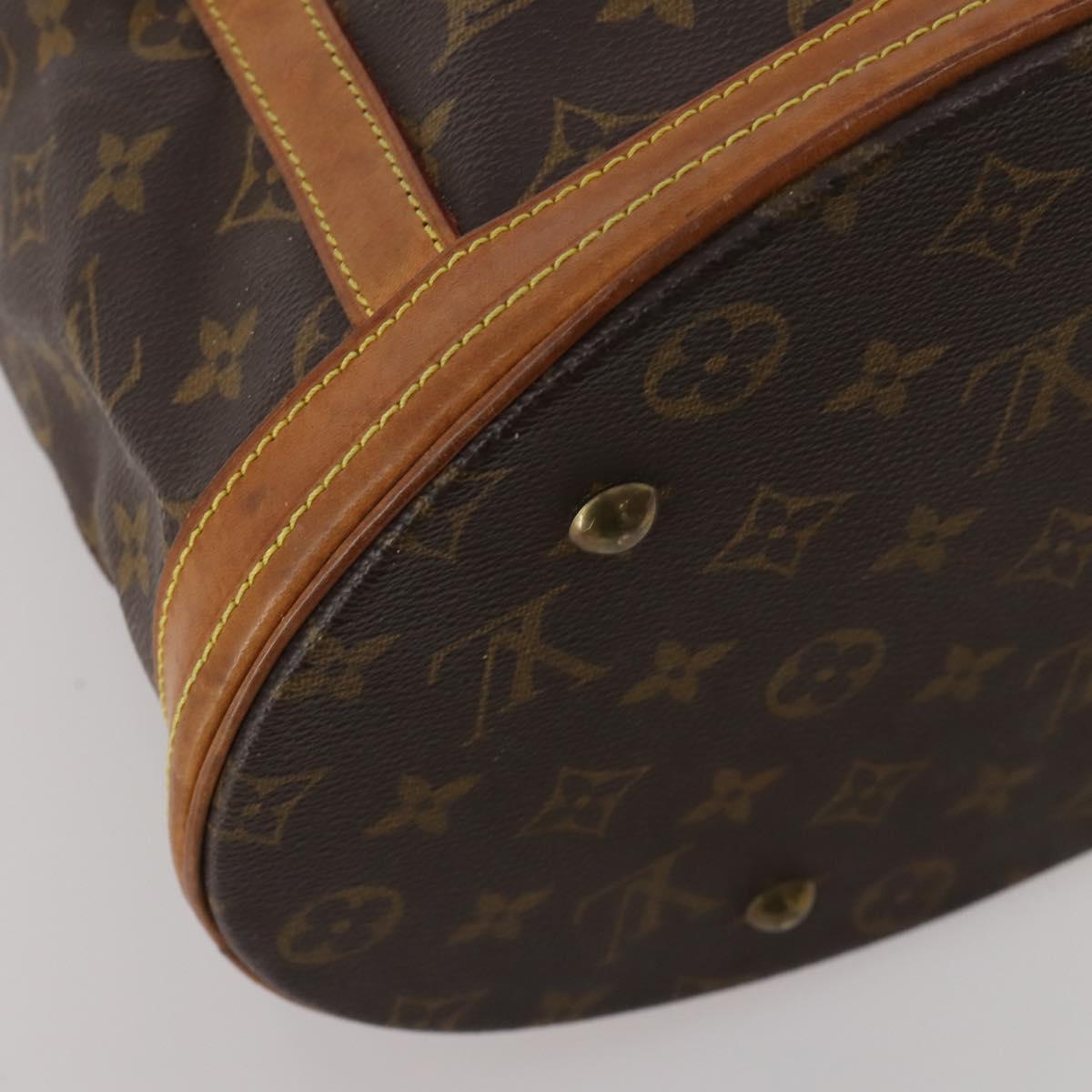 LOUIS VUITTON Monogram Bucket GM Shoulder Bag M42236 LV Auth hk4114