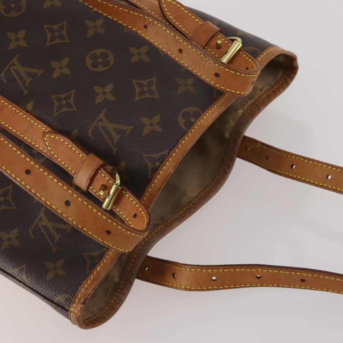 LOUIS VUITTON Monogram Bucket GM Shoulder Bag M42236 LV Auth hk4114