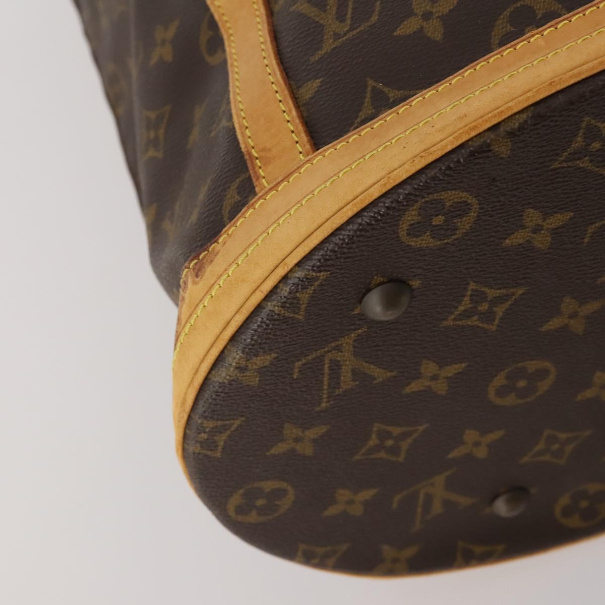 LOUIS VUITTON Monogram Bucket GM Shoulder Bag M42236 LV Auth hk4115