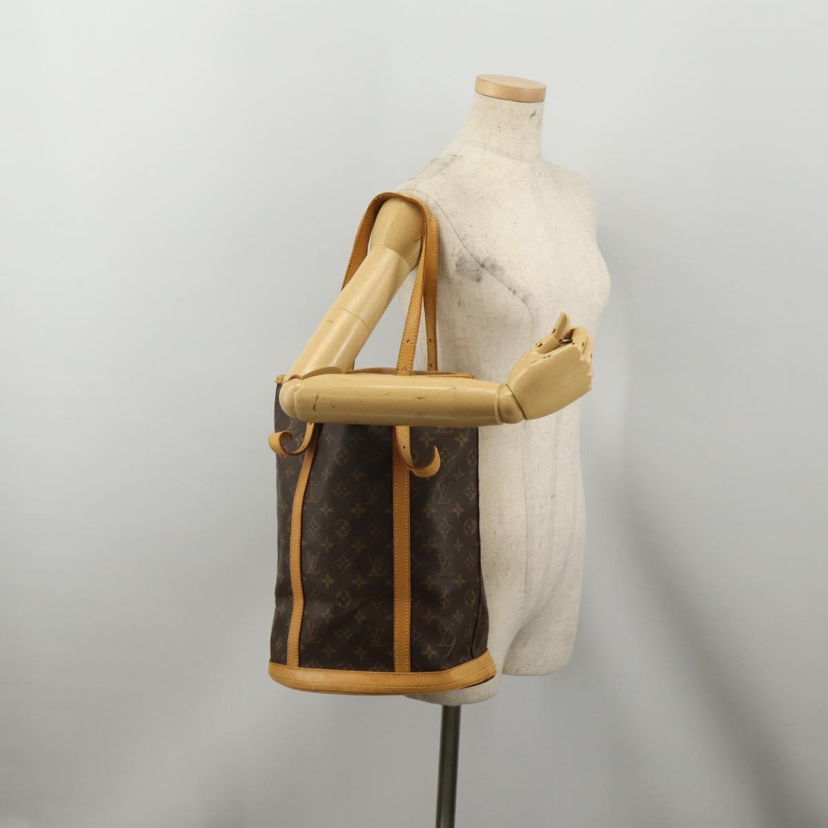 LOUIS VUITTON Monogram Bucket GM Shoulder Bag M42236 LV Auth hk4115