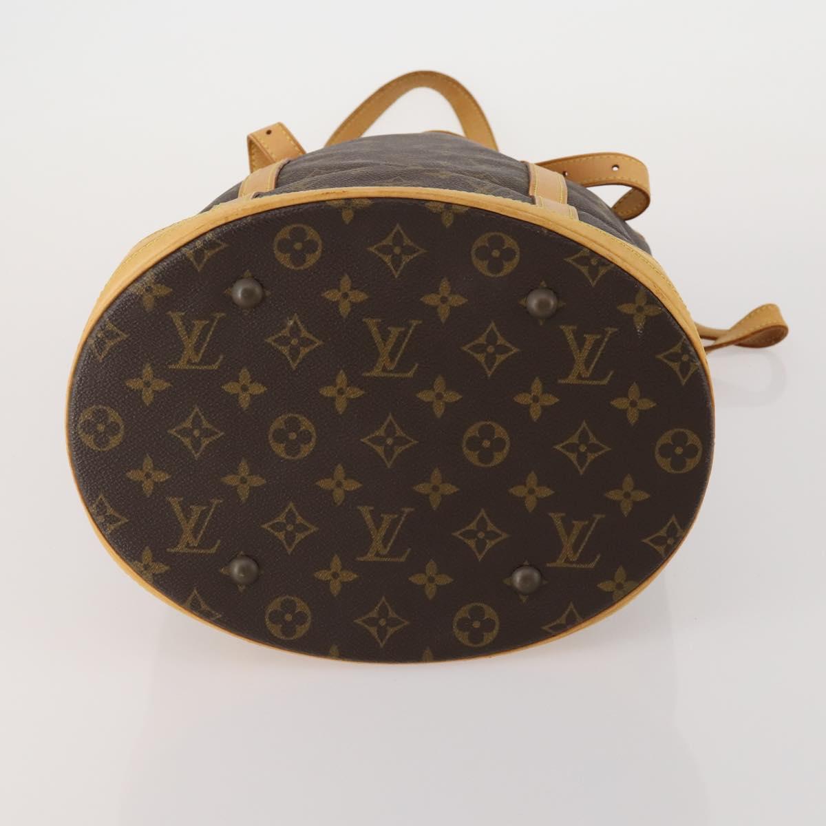 LOUIS VUITTON Monogram Bucket GM Shoulder Bag M42236 LV Auth hk4115