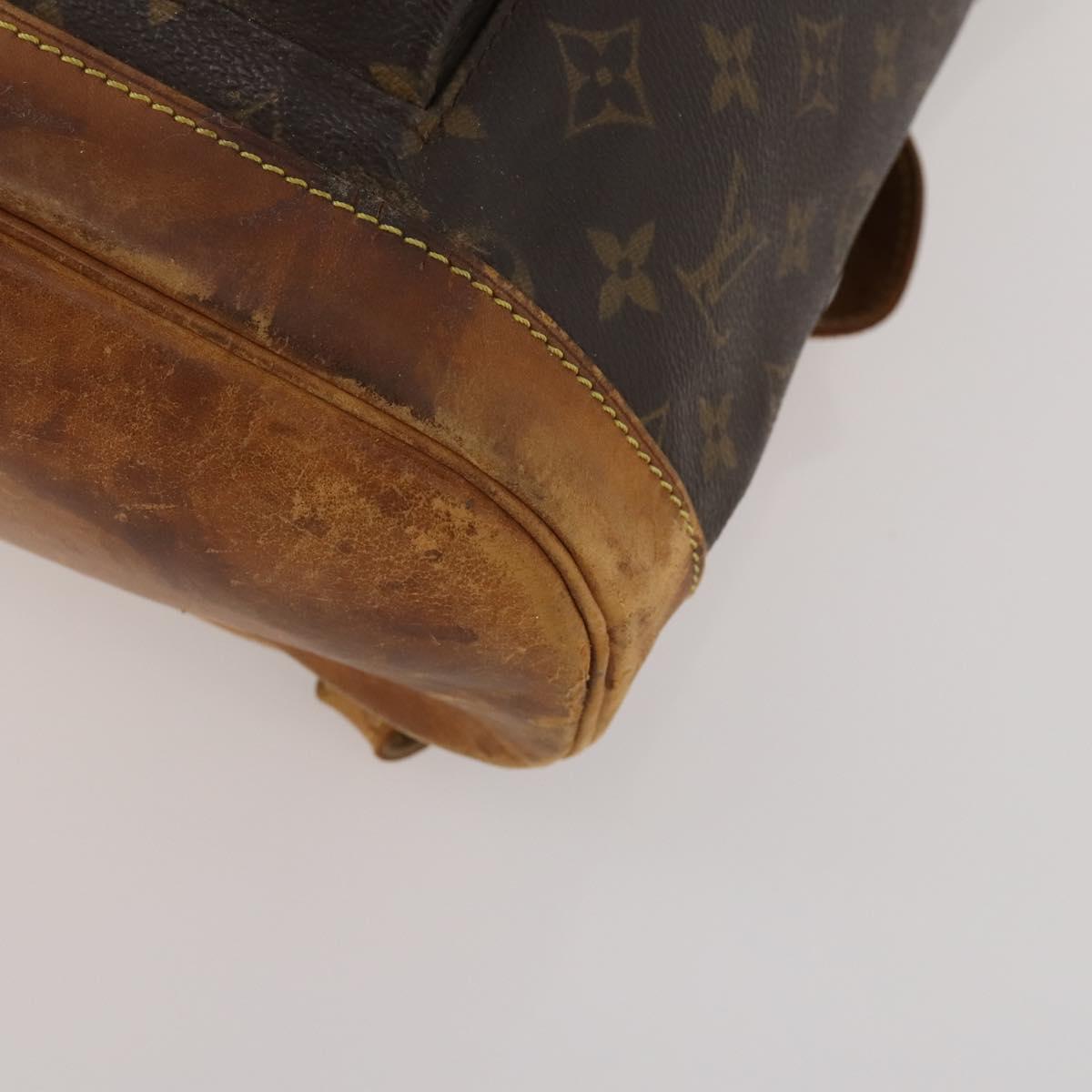 LOUIS VUITTON Monogram Montsouris GM Backpack M51135 LV Auth hk4117