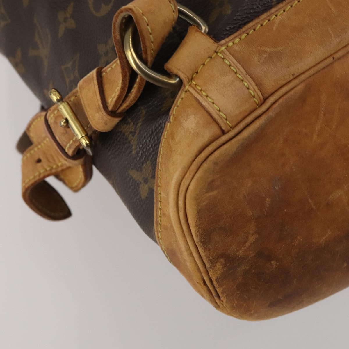 LOUIS VUITTON Monogram Montsouris GM Backpack M51135 LV Auth hk4117