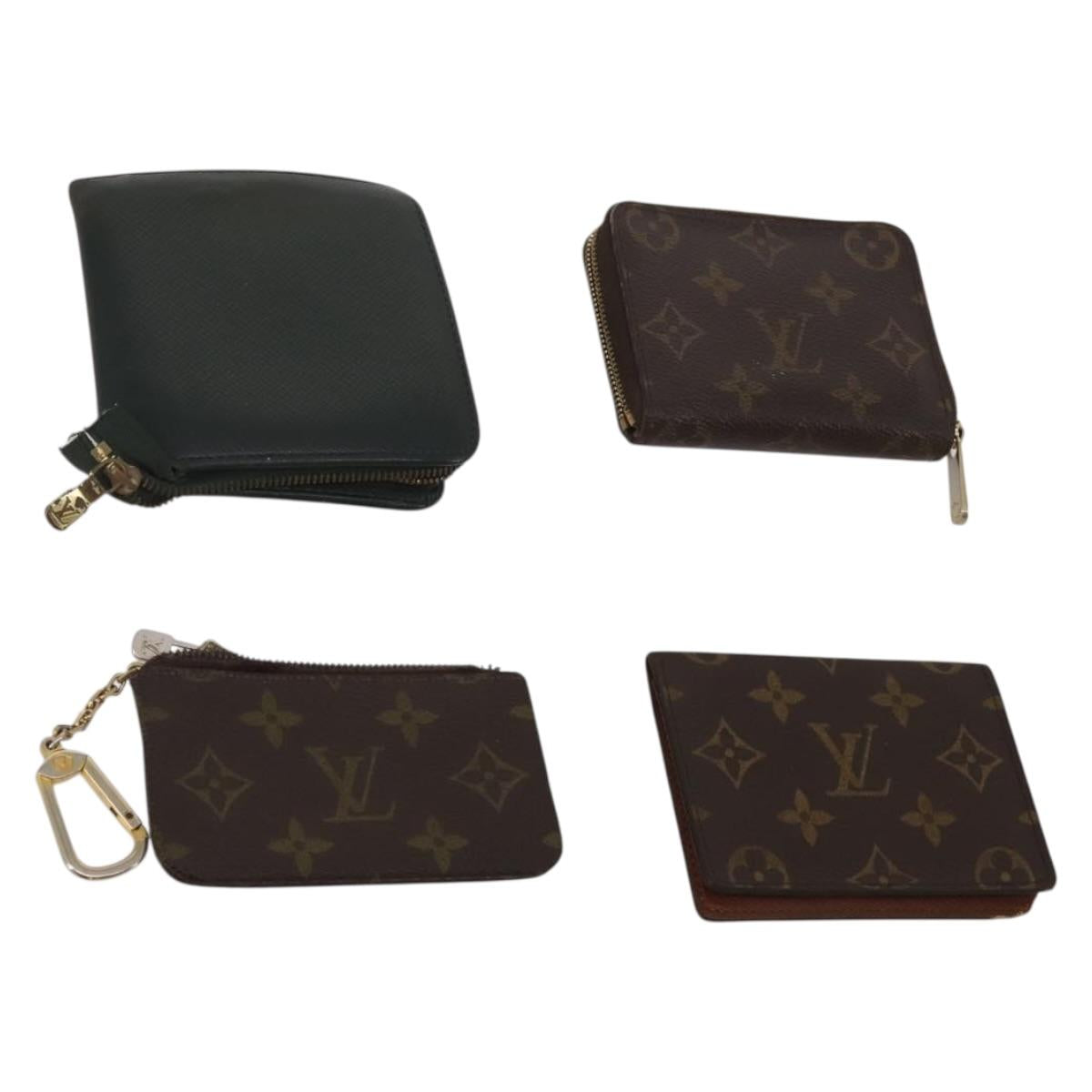 LOUIS VUITTON Monogram Wallet 4 Set LV Auth hk4129