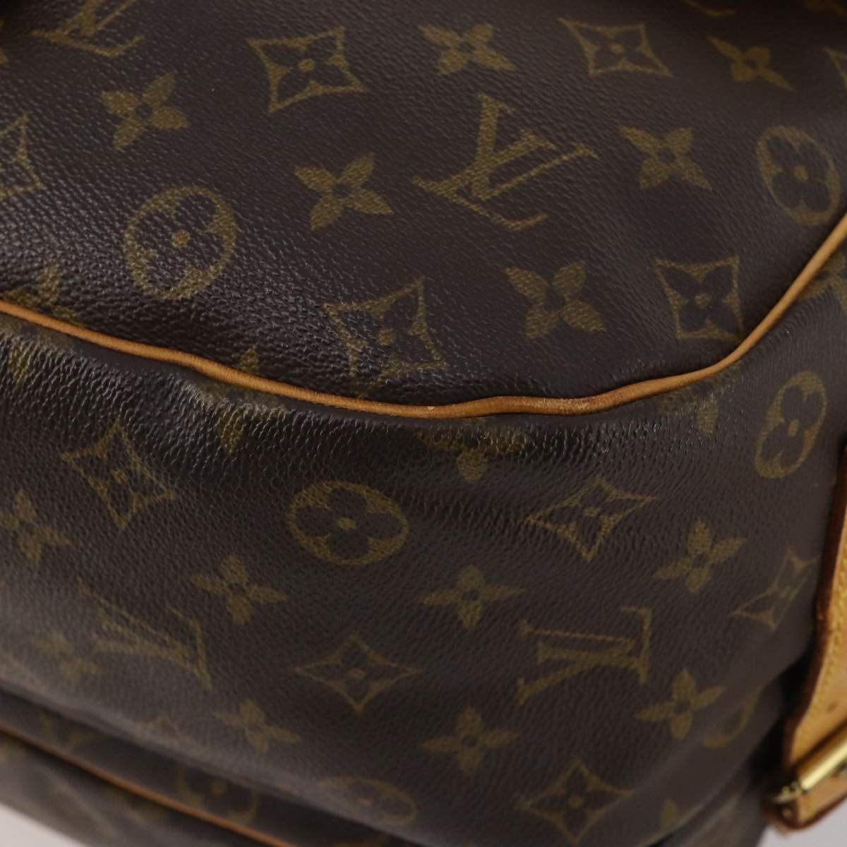 LOUIS VUITTON Monogram Saumur 35 Shoulder Bag M42254 LV Auth hk4132