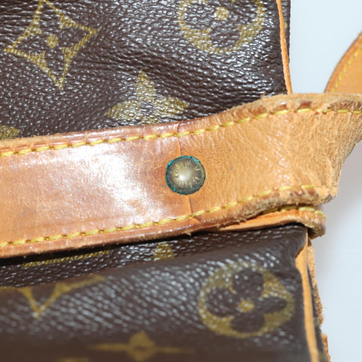 LOUIS VUITTON Monogram Saumur 35 Shoulder Bag M42254 LV Auth hk4132