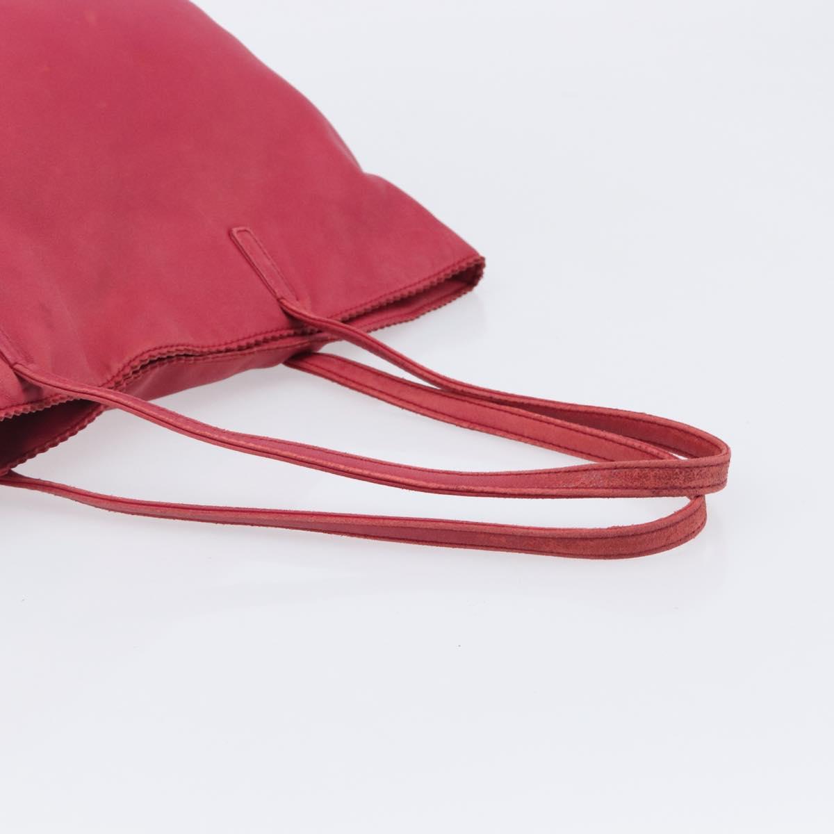 LOEWE Tote Bag Leather Pink Gold Auth hk4142
