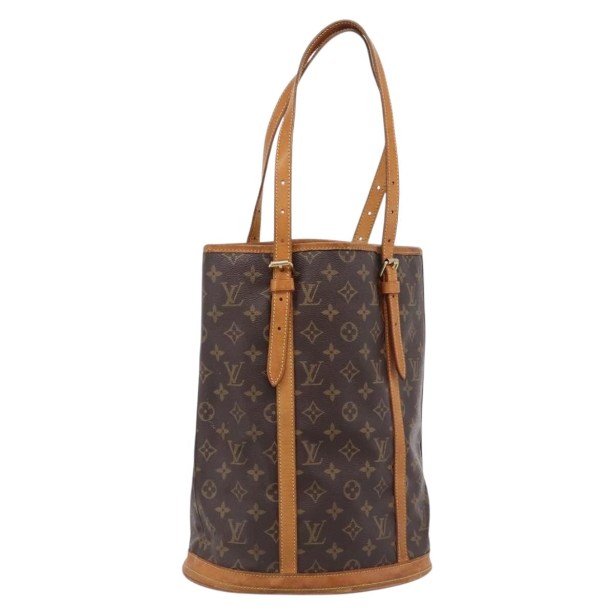 LOUIS VUITTON Monogram Bucket GM Shoulder Bag M42236 LV Auth hk4143
