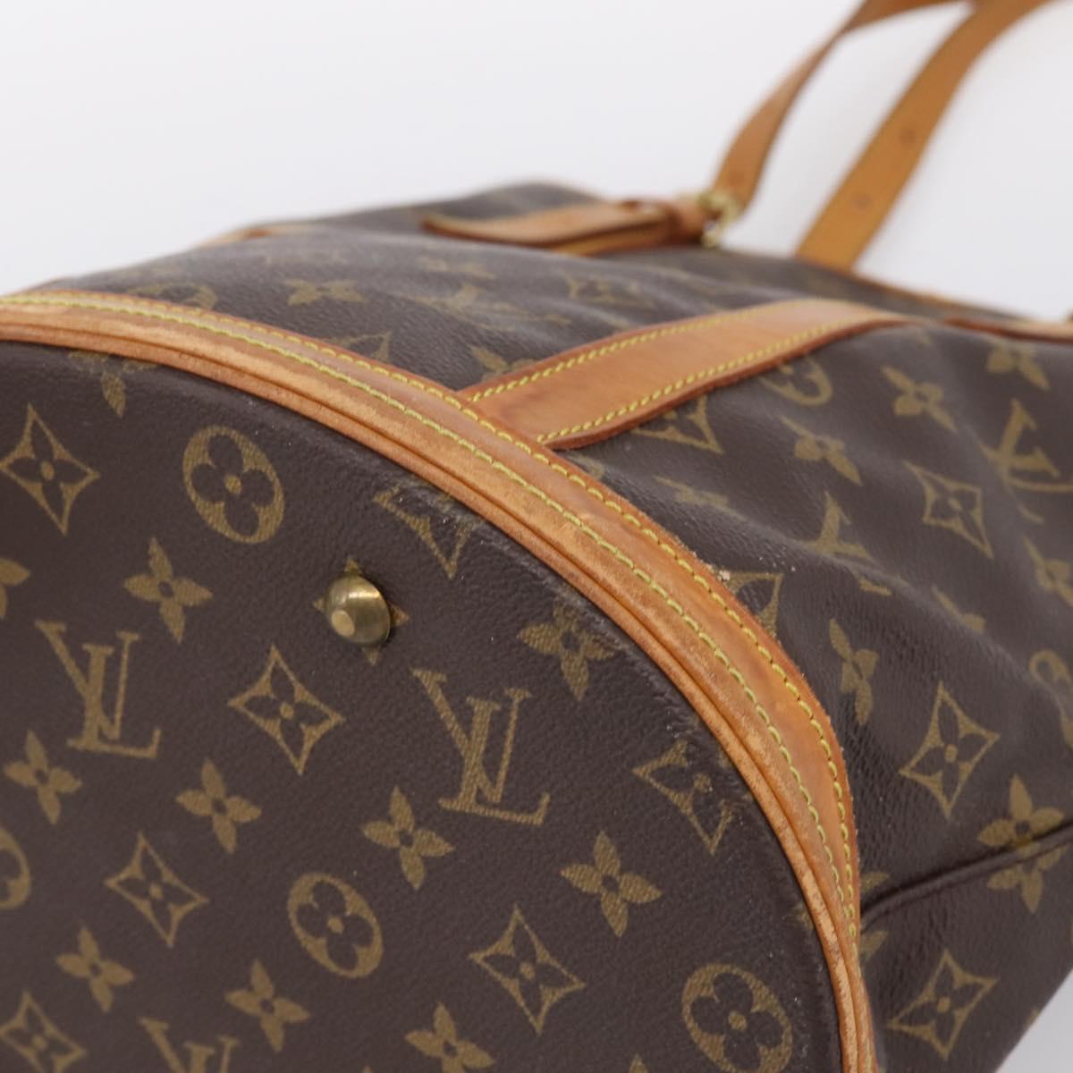 LOUIS VUITTON Monogram Bucket GM Shoulder Bag M42236 LV Auth hk4143