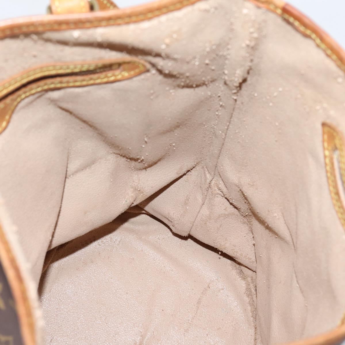 LOUIS VUITTON Monogram Bucket GM Shoulder Bag M42236 LV Auth hk4143