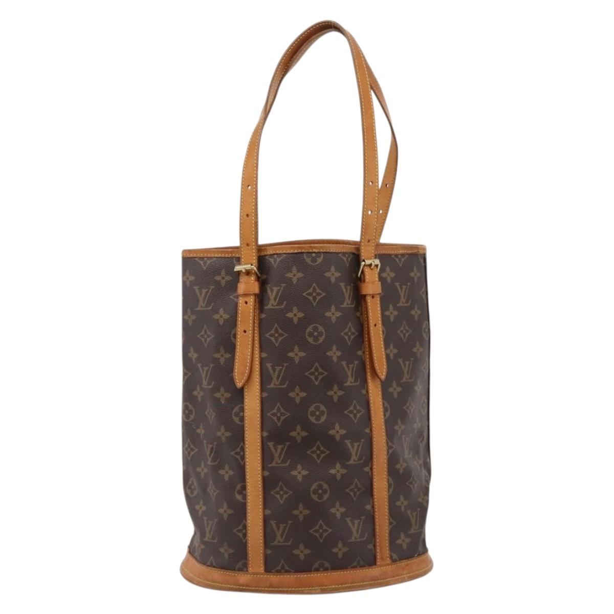 LOUIS VUITTON Monogram Bucket GM Shoulder Bag M42236 LV Auth hk4143