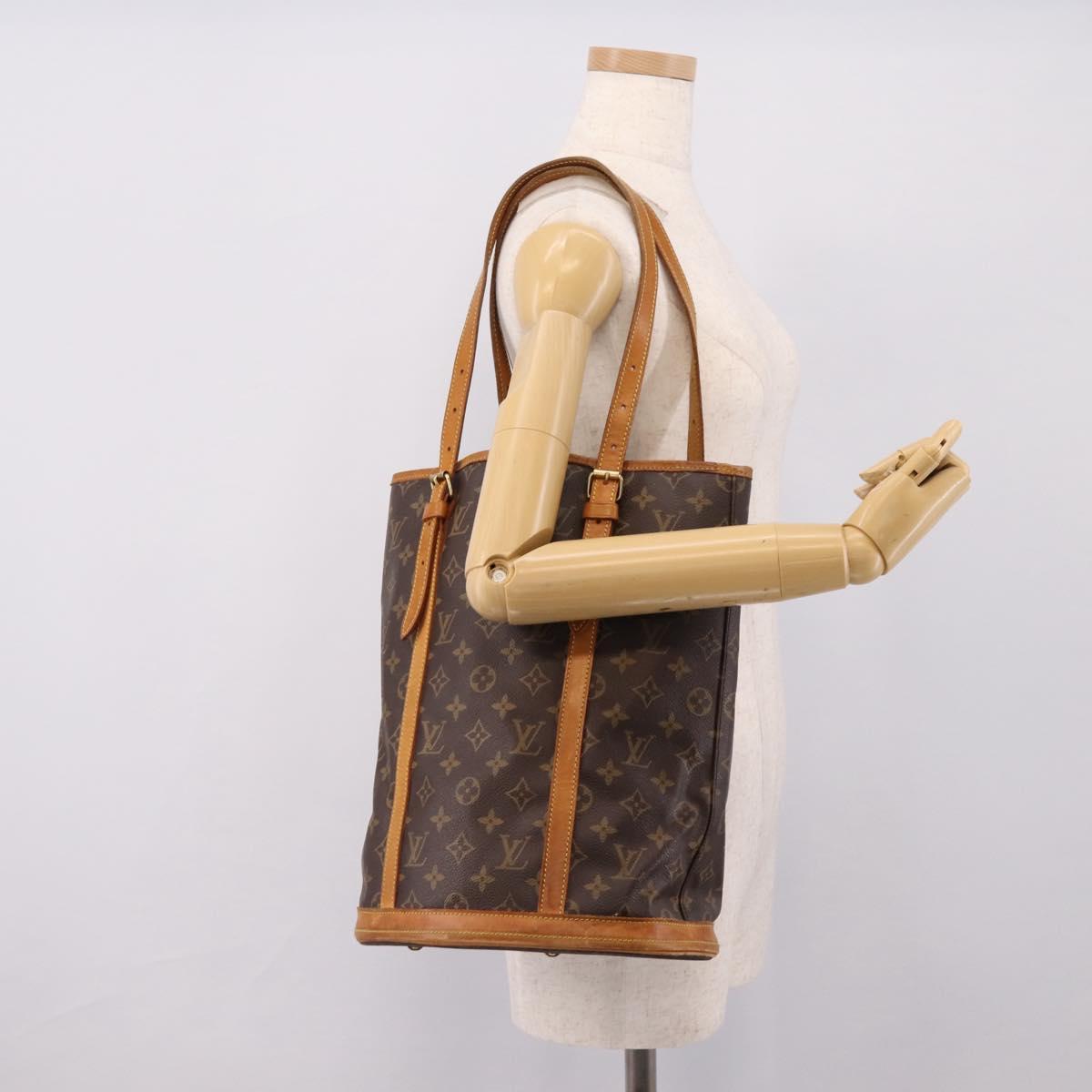 LOUIS VUITTON Monogram Bucket GM Shoulder Bag M42236 LV Auth hk4143