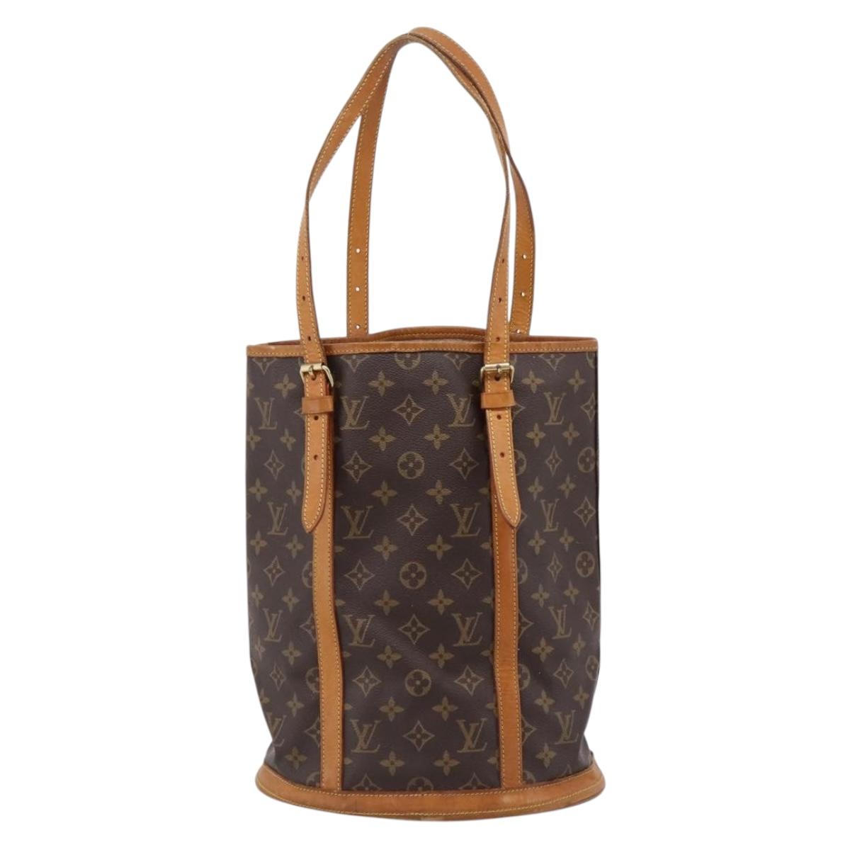 LOUIS VUITTON Monogram Bucket GM Shoulder Bag M42236 LV Auth hk4143