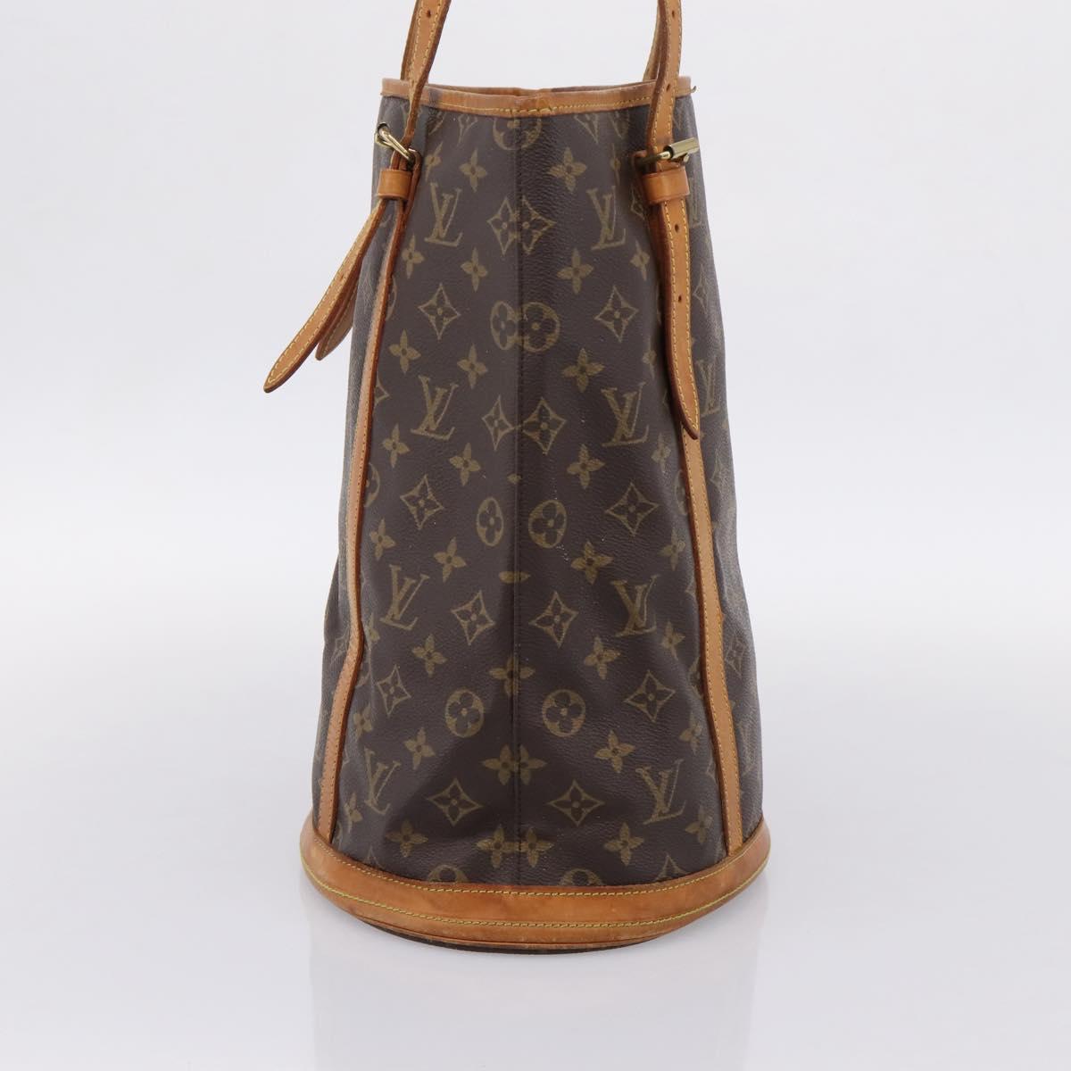 LOUIS VUITTON Monogram Bucket GM Shoulder Bag M42236 LV Auth hk4143