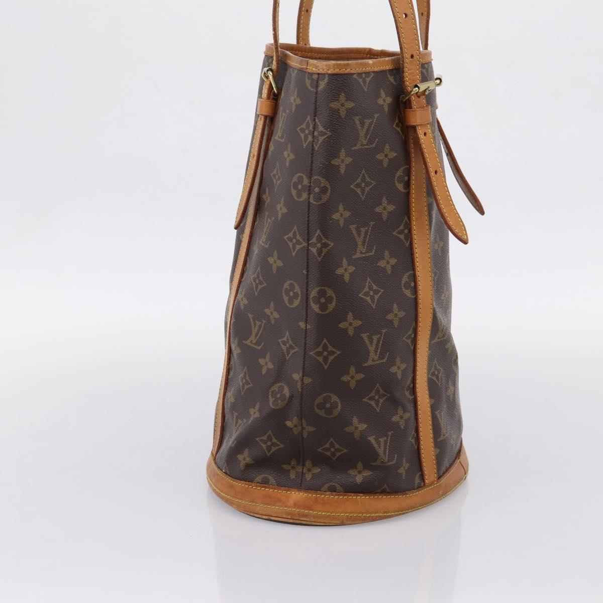 LOUIS VUITTON Monogram Bucket GM Shoulder Bag M42236 LV Auth hk4143
