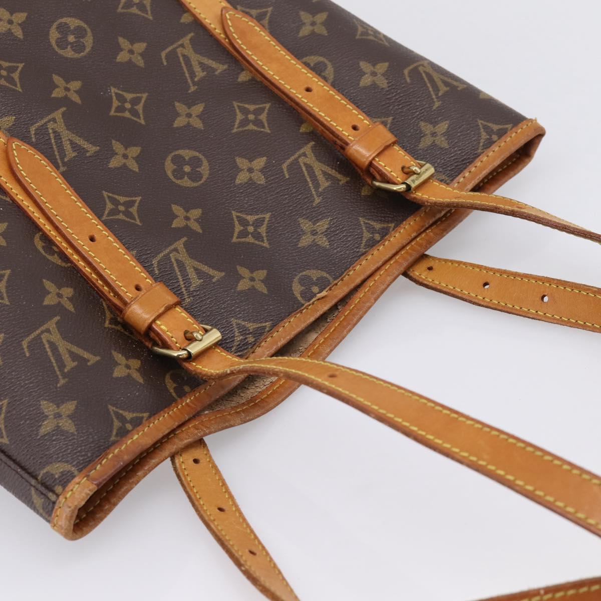 LOUIS VUITTON Monogram Bucket GM Shoulder Bag M42236 LV Auth hk4143