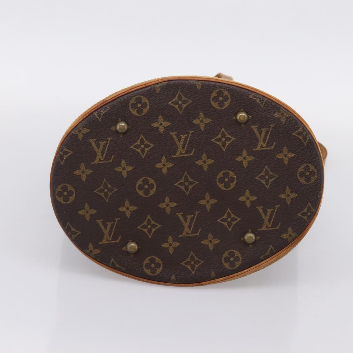 LOUIS VUITTON Monogram Bucket GM Shoulder Bag M42236 LV Auth hk4143