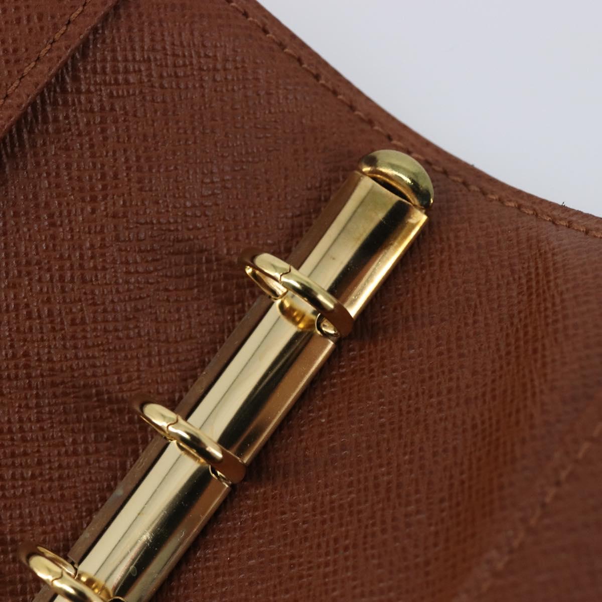 LOUIS VUITTON Monogram Agenda PM Day Planner Cover R20005 LV Auth hk4170