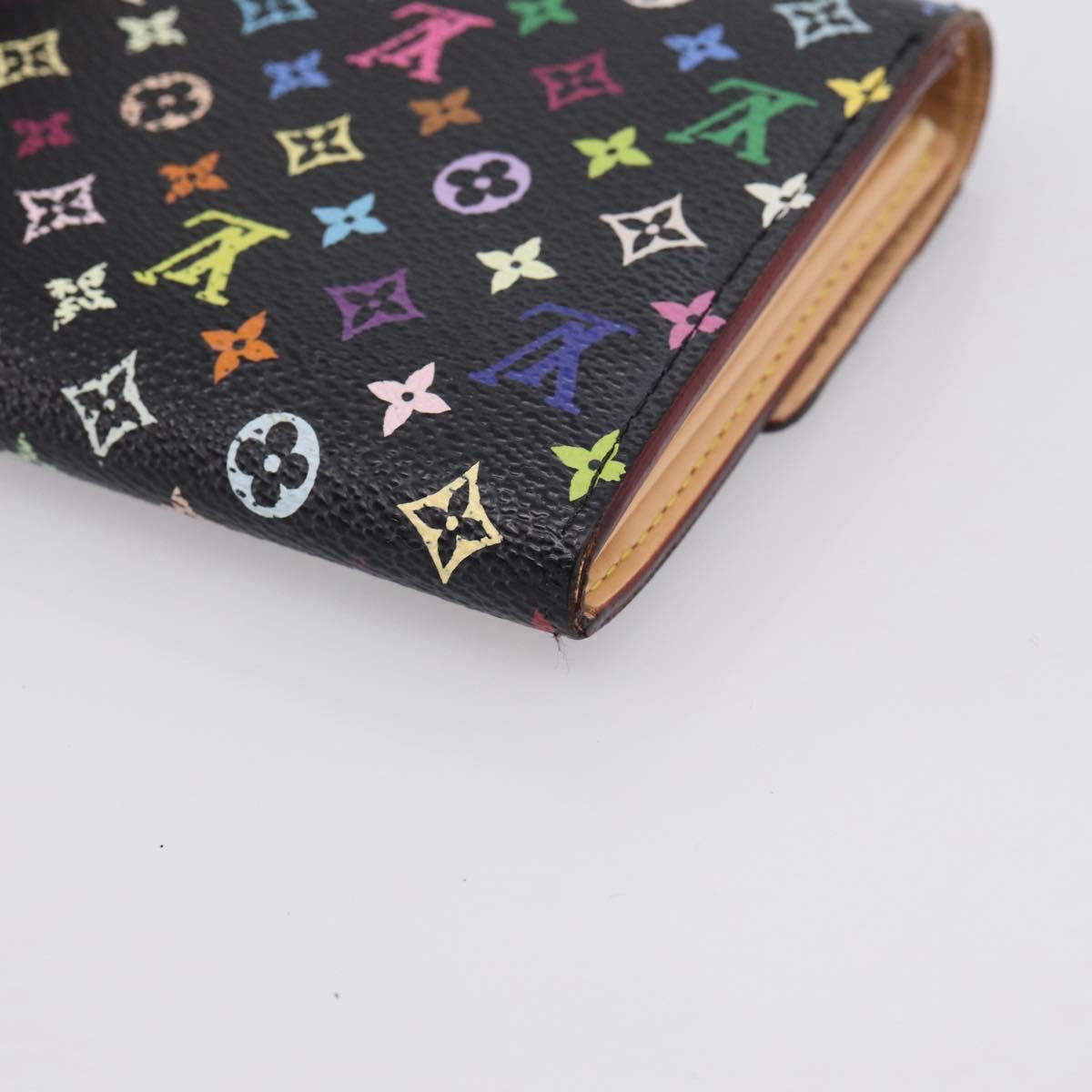 LOUIS VUITTON Monogram Multicolor Portefeiulle Sarah Wallet M60668 Auth hk4177