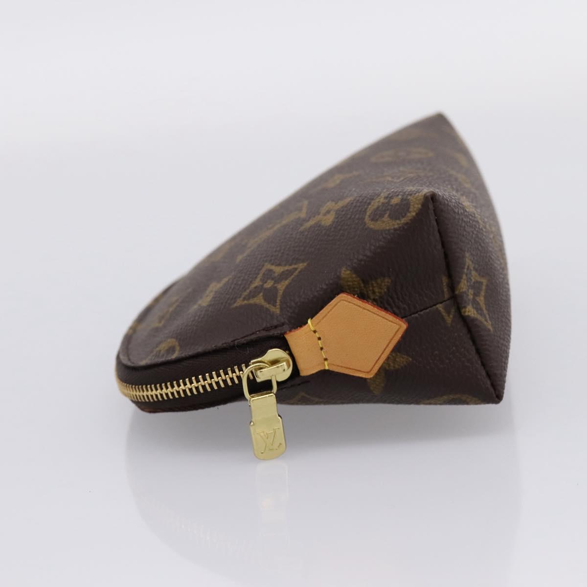 LOUIS VUITTON Monogram Pochette Cosmetic PM Pouch M43998 LV Auth hk4178