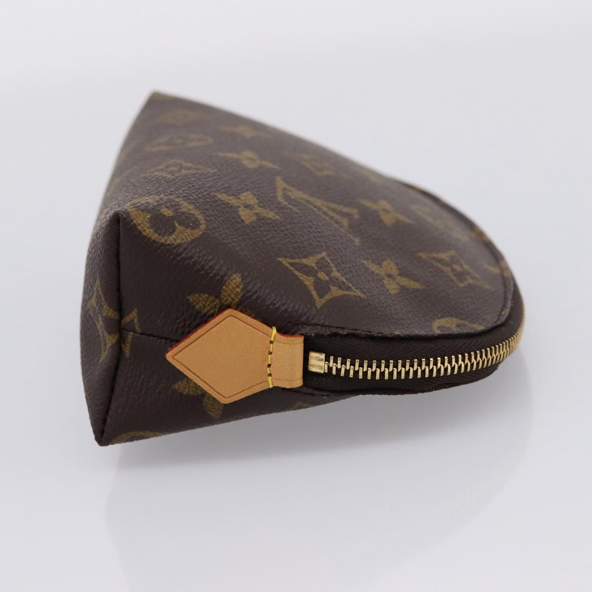 LOUIS VUITTON Monogram Pochette Cosmetic PM Pouch M43998 LV Auth hk4178