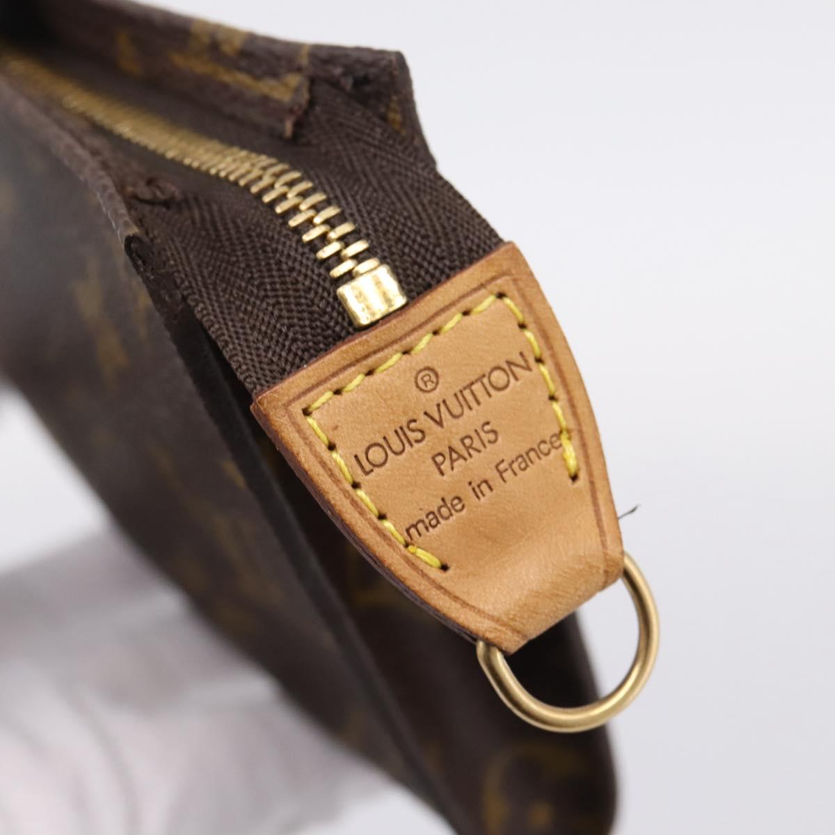 LOUIS VUITTON Monogram Bucket GM Accessory Pouch LV Auth hk4179