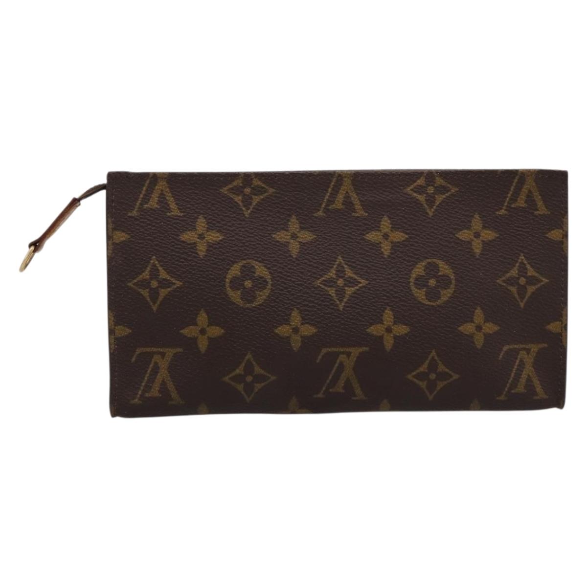 LOUIS VUITTON Monogram Bucket GM Accessory Pouch LV Auth hk4179