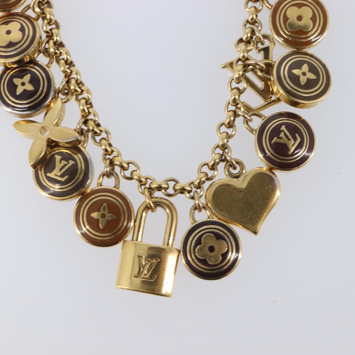 LOUIS VUITTON Porte Cles Chainne Pastille Key Holder metal M65386 LV Auth hk4180