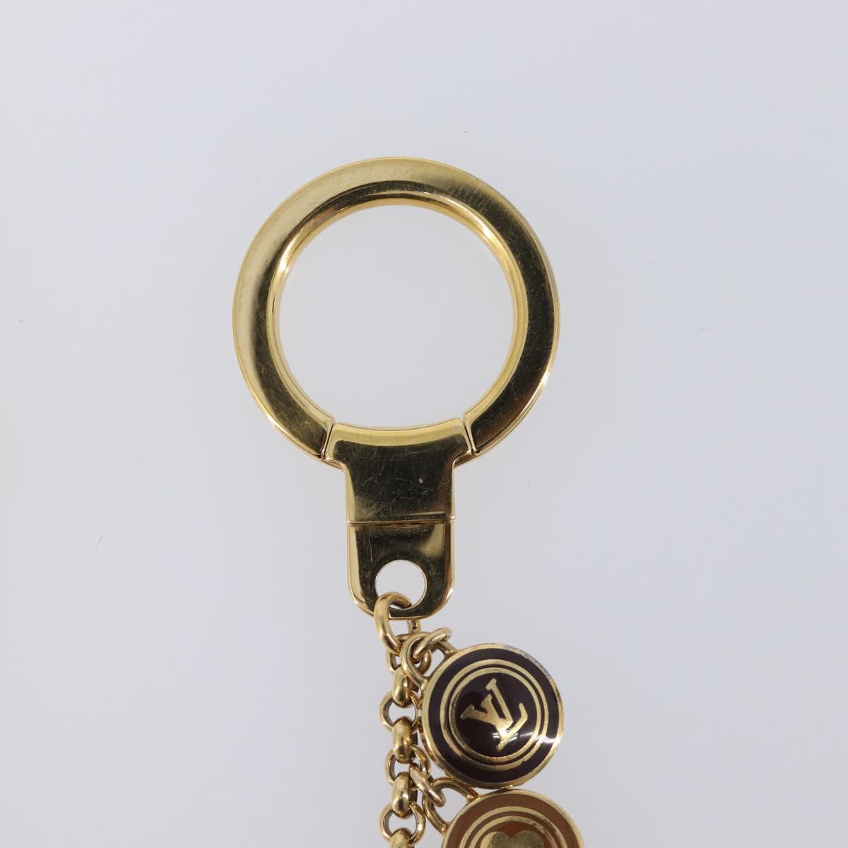 LOUIS VUITTON Porte Cles Chainne Pastille Key Holder metal M65386 LV Auth hk4180