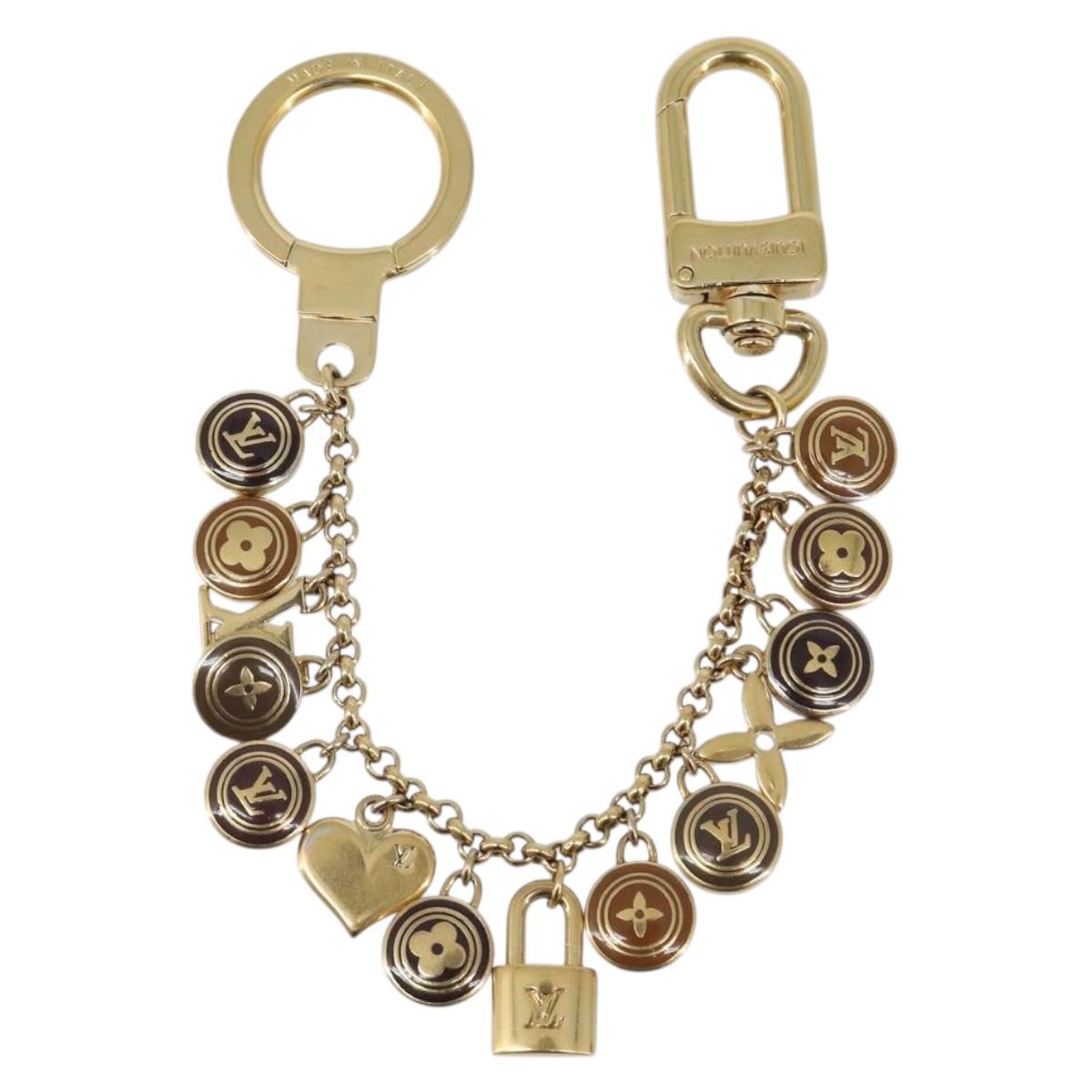 LOUIS VUITTON Porte Cles Chainne Pastille Key Holder metal M65386 LV Auth hk4180