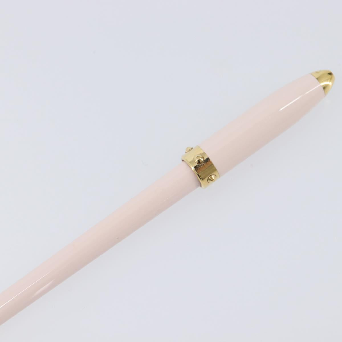 LOUIS VUITTON Stylo Agenda PM Ballpoint Pen metal Pink LV Auth hk4182