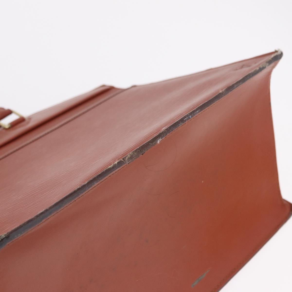 LOUIS VUITTON Epi Riviera Hand Bag Brown M48183 LV Auth hk4183