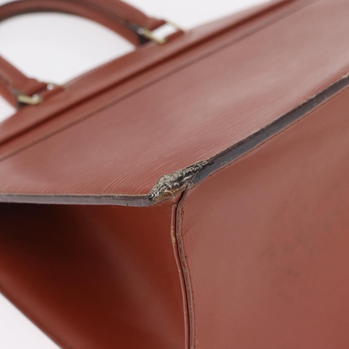 LOUIS VUITTON Epi Riviera Hand Bag Brown M48183 LV Auth hk4183