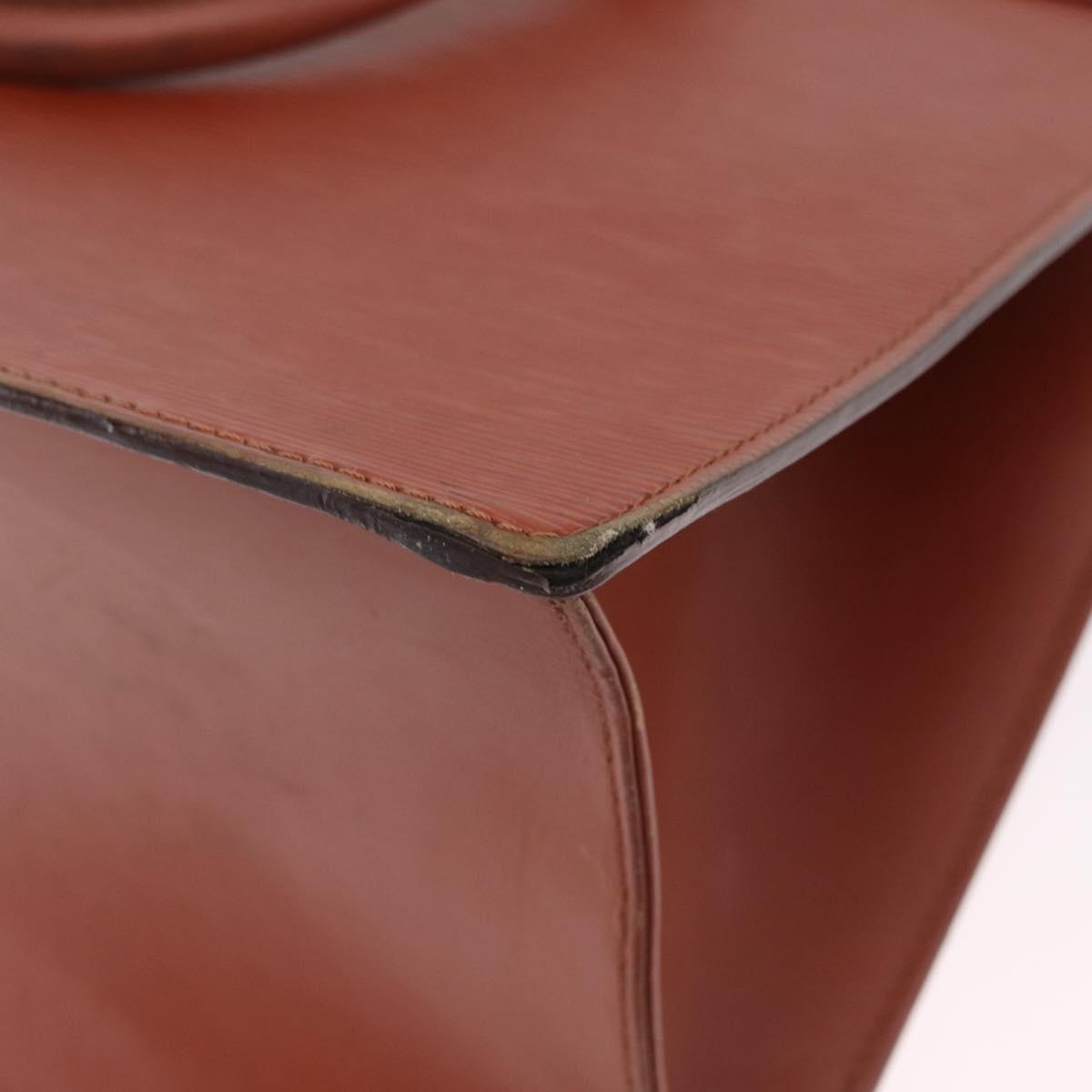 LOUIS VUITTON Epi Riviera Hand Bag Brown M48183 LV Auth hk4183