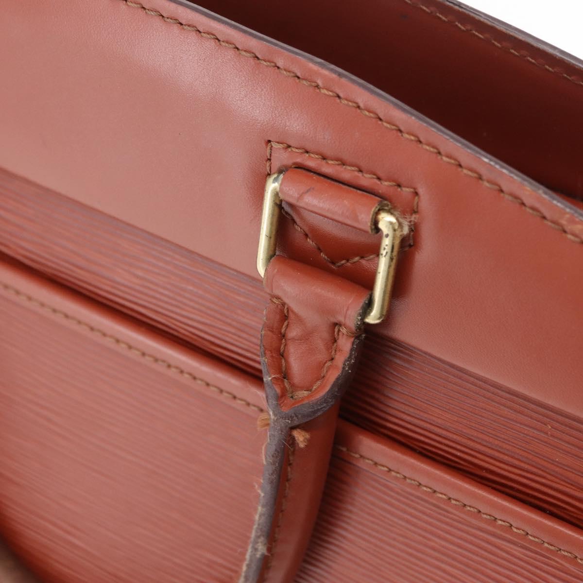 LOUIS VUITTON Epi Riviera Hand Bag Brown M48183 LV Auth hk4183