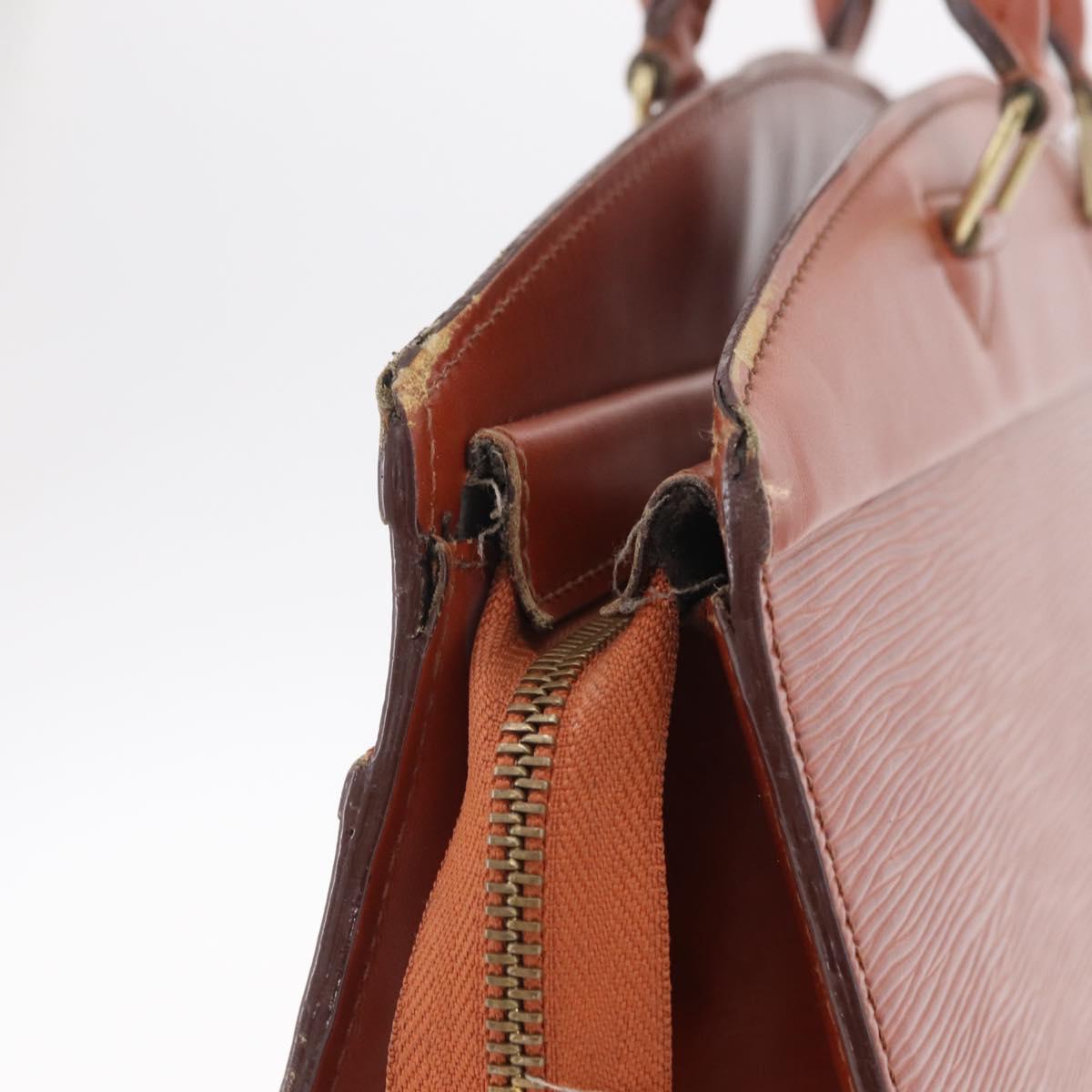 LOUIS VUITTON Epi Riviera Hand Bag Brown M48183 LV Auth hk4183