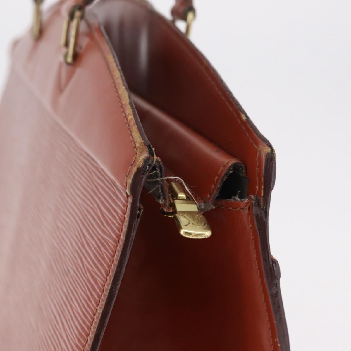 LOUIS VUITTON Epi Riviera Hand Bag Brown M48183 LV Auth hk4183