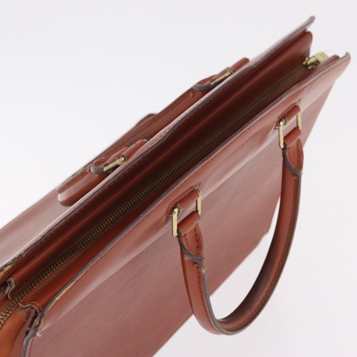 LOUIS VUITTON Epi Riviera Hand Bag Brown M48183 LV Auth hk4183