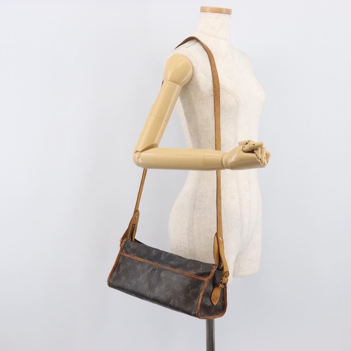LOUIS VUITTON Monogram Popincourt Long Shoulder Bag M40008 LV Auth hk4184
