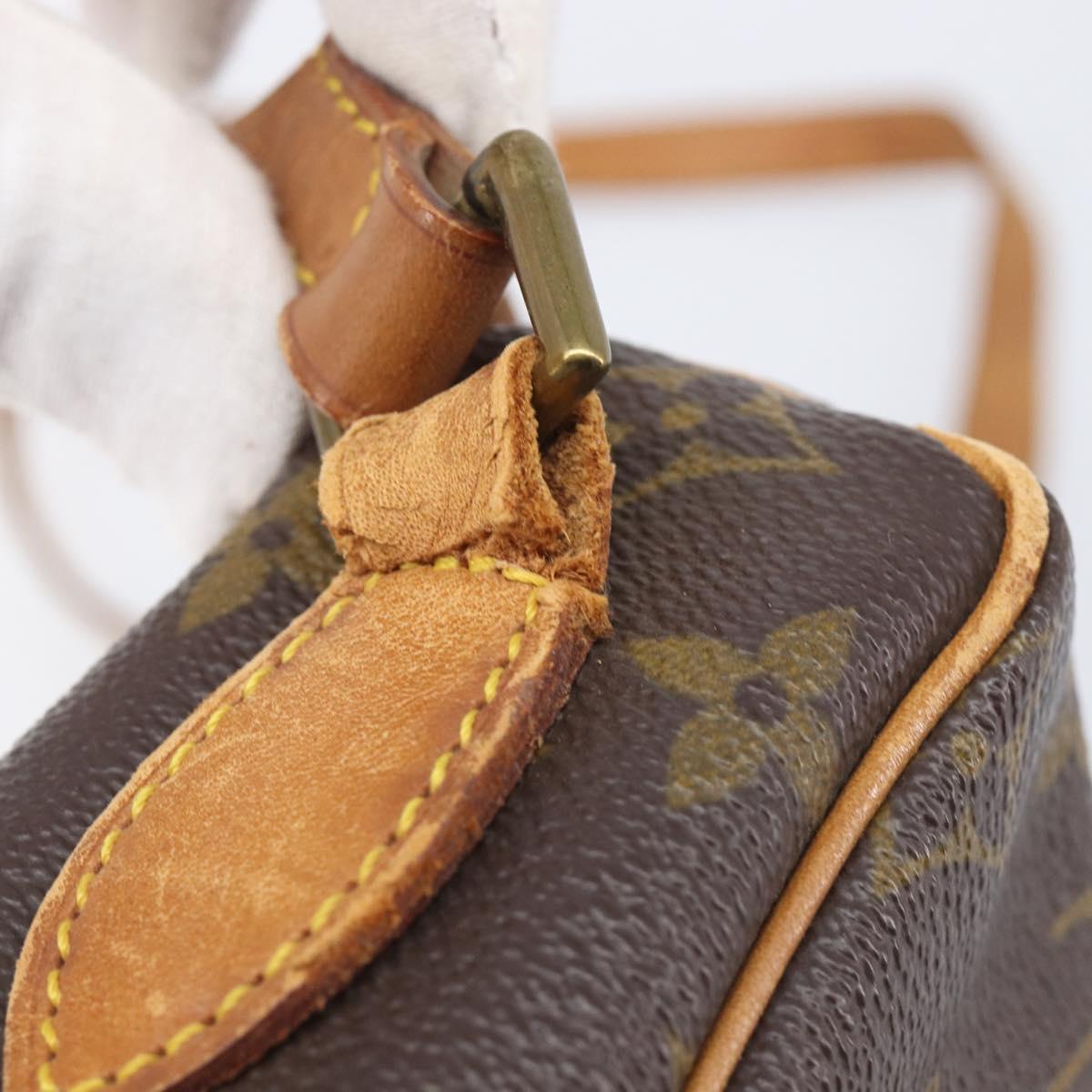 LOUIS VUITTON Monogram Tulle Lee Shoulder Bag M51348 LV Auth hk4185