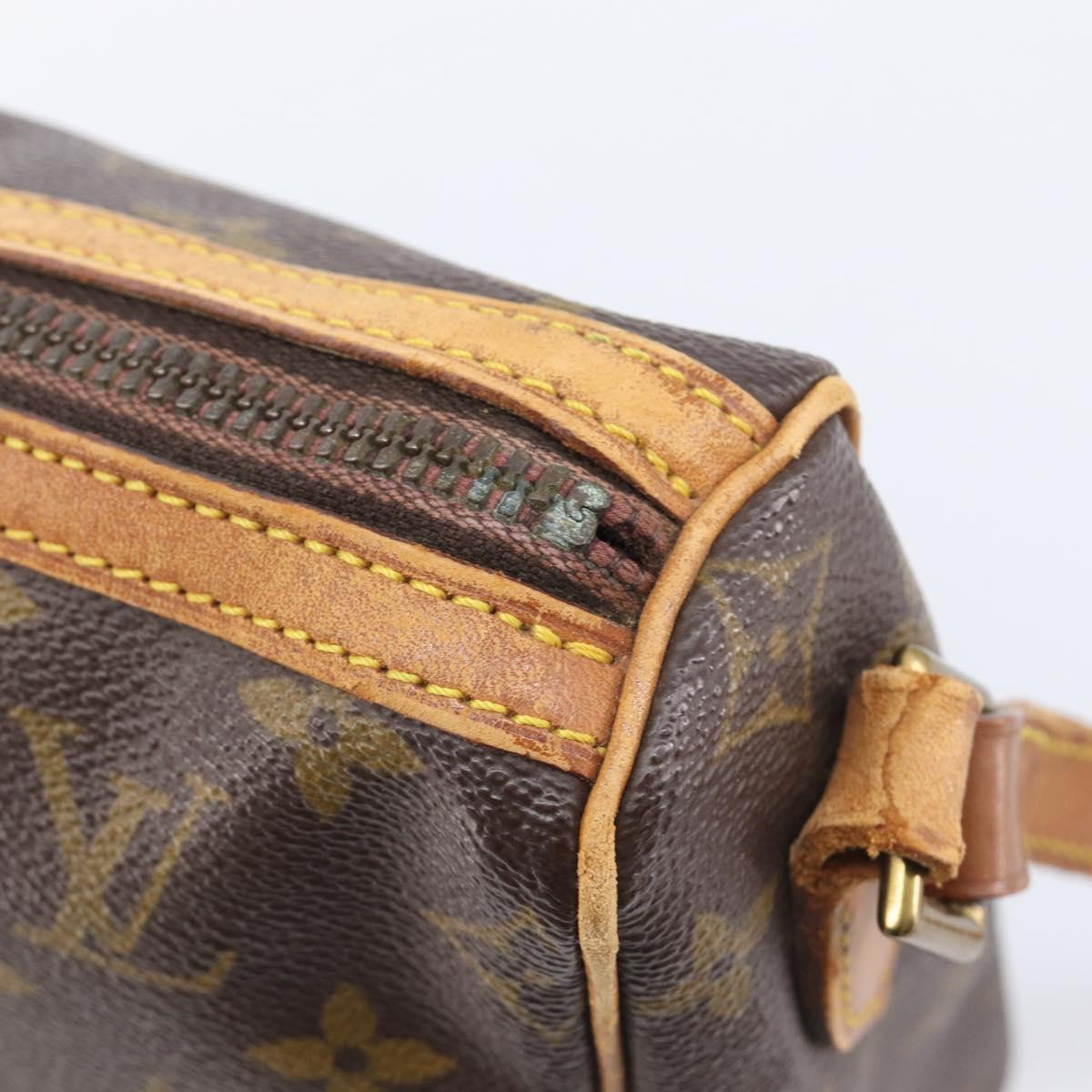 LOUIS VUITTON Monogram Tulle Lee Shoulder Bag M51348 LV Auth hk4185