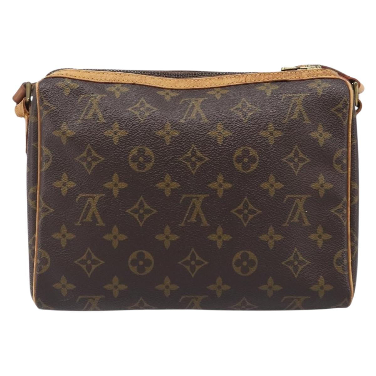 LOUIS VUITTON Monogram Tulle Lee Shoulder Bag M51348 LV Auth hk4185
